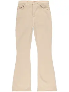 Расклешенные джинсы The Weekender средней посадки MOTHER, нейтральный