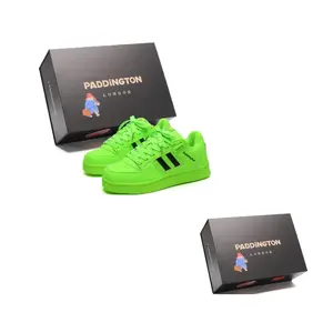 Paddington Bears Износостойкие и легкие низкие скейтерские кроссовки унисекс неоново-зеленые, цвет Neon Green