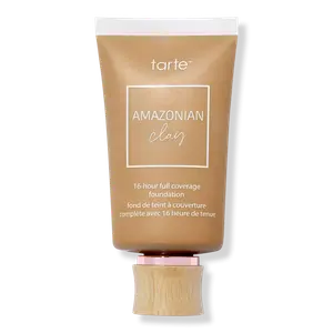 Тональный крем с амазонской глиной, обеспечивающий 16-часовое покрытие. Tarte, 37S Medium-Tan Sand (medium to tan skin with warm, golden undertones)