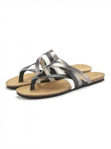 Сандалии LASCANA, цвет schwarz/silberfarben