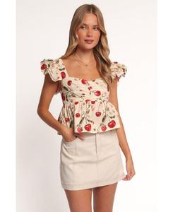 Женская блузка Lyric с оборками Petal and Pup, Mon cheri