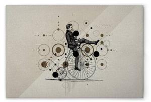 Картина на холсте A.S. Création Tour de France 1 цвет beigebraunschwarz