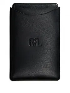 Картхолдер с тисненым логотипом Ralph Lauren RRL, черный
