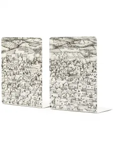 Держатели для книг, 20х15 см, Fornasetti, черный