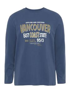 Рубашка с длинным рукавом Man's World, синий