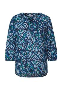 Блузка-Рубашка с разрезом на шее и рукавом 3/4 Cecil, цвет 35512 universal b