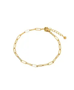 Браслет из звеньев скрепки Little Sky Stone, gold