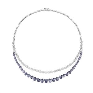 Apm Monaco Festival 925 серебряное колье для женщин серебристо-белое