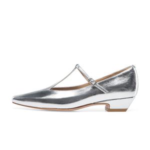 Туфли Мэри Джейн женские KANGNAI, Silver