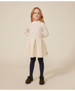 Платье с длинными рукавами и кубической стежкой