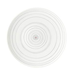 TAC Gropius Stripes 20 Тарелка обеденная 28 см Rosenthal studio-line, белый/серый