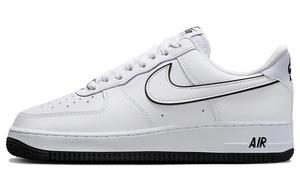 Кроссовки Nike Air Force 1 '07 Low White Black Outline Swoosh