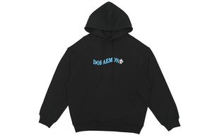 Худи X Doraemon Co Branding Unisex Nerdy, черный