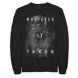 Мужская футболка Marvel Avengers Endgame Captain America What Ever It Takes