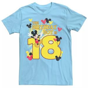 Мужская футболка «Микки и друзья» для мальчика на день рождения 18 лет Disney