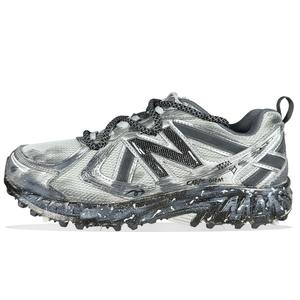 New Balance NB 410 V5 устойчивые к истиранию низкие кроссовки для бега unisex silver gray 2E