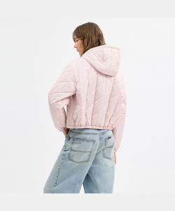 Стеганая толстовка-блузон