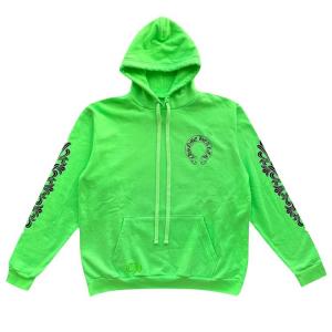 Худи Chrome Hearts Ultra Festival Hoodie 'Neon Green', зеленый