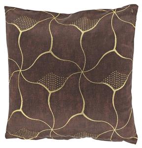 Декоративная подушка Unique Living CELINA, коричневый - глубина: 45 см
