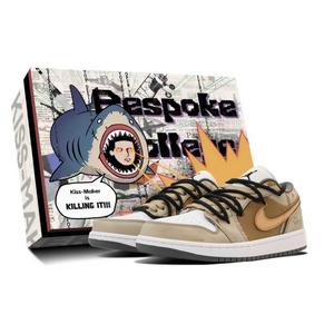 Кроссовки Air 1 Thermal Low top Vintage Unisex Gray Jordan, Chocolate