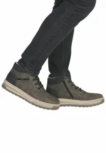 Ботильоны на шнуровке Rieker, Kaffee Schwarz Granit