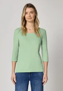 Базовый топ с длинными рукавами и завязками на рукавах 3/4 rundhalsausschnitt Street One, Grün