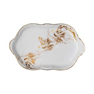 Тарелка Heritage Midas/поднос для молока/поднос для сахара 28,5x18 см Rosenthal, белое золото