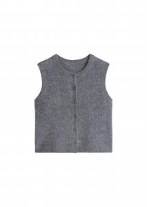 Marc O'Polo DENIM Вязаный жилет в крапчатом сером цвете