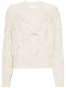 Джемпер Eline крупной вязки Isabel Marant, кремовый