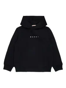 Толстовка с логотипом Marni Kids, черный