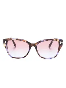 Солнцезащитные очки Elsa трапециевидной формы TOM FORD Eyewear, фиолетовый