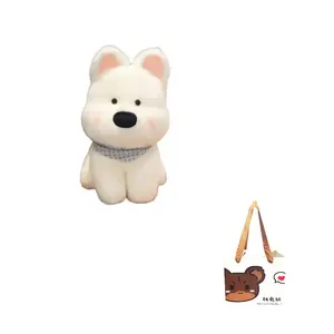 100 стилей щенков, куклы плюшевые с бантиками поросят и пчел, высота 25см/35см/45см CHUNTUSHU