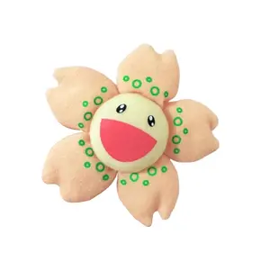 Takashi Murakami Подсолнух, Вишневый цвет Брошь, Розовые куклы Плюшевый кулон