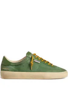 Замшевые кожаные кроссовки Soul Star Golden Goose, зеленый