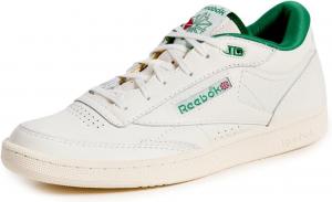 Мужские кроссовки Reebok Club C Mid II, белый/зеленый