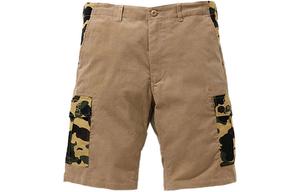 Bape повседневные шорты мужские A Bathing Ape, оливковый