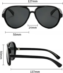 Солнцезащитные очки Melrose Fashion Pilot для женщин, модель 2024, роскошные солнцезащитные очки с градиентной оправой, Leopard