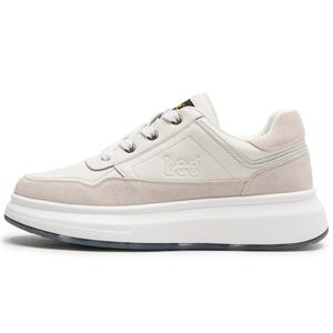 Дышащие низкие кроссовки для скейтбординга, увеличивающие рост, мужские Lee, White