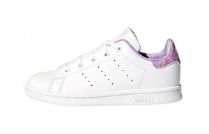 Коллекция STAN SMITH Kids Скейтбординг Кроссовки PS Low-top Белый/пудровый Adidas Originals