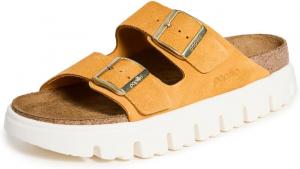 Женские сандалии Birkenstock Arizona с толстой подошвой, 9 Apricot