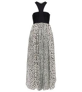 Платье макси с цветочным принтом Stella McCartney, черный