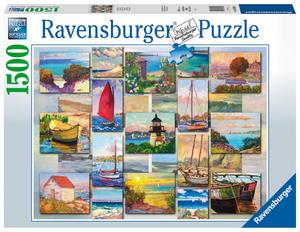 Ravensburger, пазл, Прибрежный коллаж, 1500 шт.