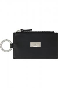 Кожаный кошелек-кольцо Mm6 Maison Margiela, черный