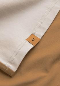 Футболка с принтом With Sleeves Ombre, коричневая