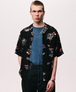 ×PJ/×Ананасовый сок/Рубашка из вискозы Alohaland/Рубашка из вискозы Aloha Land