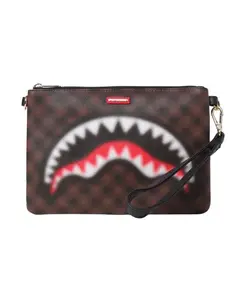 Кошелек в камуфляжной форме «пасть акулы» Sprayground, коричневый
