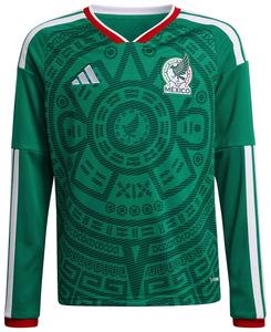 Домашняя футболка с длинными рукавами Adidas Mexico 26, зеленый