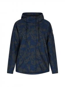 Женская куртка-анорак большого размера в темно-сером морском камуфляже Schmuddelwedda, темно-серый/темно-синий
