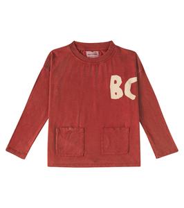 Футболка из хлопка с логотипом Bobo Choses, красный