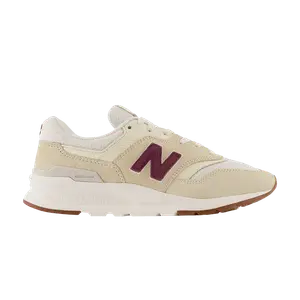 Кроссовки New Balance Wmns 997H 'Macadamia Nut Burgundy', кремовый